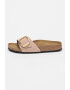 Birkenstock Papuci din piele nabuc Madrid - Pled.ro