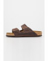 Birkenstock Papuci unisex de piele cu catarame Arizona - Pled.ro