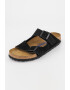 Birkenstock Papuci unisex de piele intoarsa cu catarame ajustabile - Pled.ro