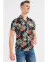 BLEND Camasa slim fit cu imprimeu tropical - Pled.ro