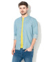 BLEND Camasa slim fit din chambray cu guler Mao - Pled.ro