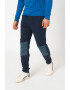 BLEND Pantaloni sport de bumbac cu segmente contrastante - Pled.ro