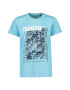 Blue Seven Tricou de bumac cu imprimeu text si grafic - Pled.ro