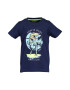 Blue Seven Tricou de bumbac cu decolteu la baza gatului si imprimeu grafic - Pled.ro