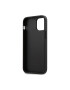 BMW Husa de protectie BMHCP12SPOCBK Leather Hot Stamp Vertical pentru iPhone 12 Mini Black - Pled.ro