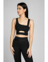 BORNTOMOVE ACTIVEWEAR Top crop cu decupaj frontal - Pled.ro