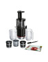 BOSCH Storcator de fructe cu melc 150W 55 RPM 3 filtre smoothies si sorbet Melc din Tritan Reverse DripStop Negru - Pled.ro