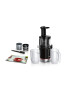 BOSCH Storcator de fructe cu melc 150W 55 RPM 3 filtre smoothies si sorbet Melc din Tritan Reverse DripStop Negru - Pled.ro