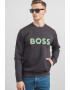 BOSS Bluza de trening din amestec de bumbac cu logo Salbo - Pled.ro