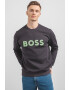 BOSS Bluza de trening din amestec de bumbac cu logo Salbo - Pled.ro