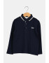 BOSS Bluza polo din material pique cu logo brodat - Pled.ro