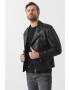 BOSS Jacheta biker de piele - Pled.ro