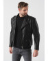 BOSS Jacheta biker de piele - Pled.ro