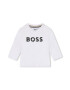 BOSS Kidswear Bluza cu imprimeu logo - Pled.ro