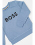 BOSS Kidswear Bluza de trening cu decolteu rotund si imprimeu logo - Pled.ro