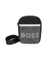 BOSS Kidswear Geanta crossbody cu logo si garnituri de plasa - Pled.ro