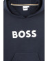 BOSS Kidswear Hanorac din bumbac cu imprimeu logo - Pled.ro