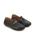 BOSS Kidswear Mocasini de piele cu aplicatie logo metalica - Pled.ro