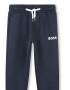 BOSS Kidswear Pantaloni de trening cu imprimeu logo - Pled.ro