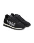 BOSS Kidswear Pantofi sport cu imprimeu logo si segmente din piele - Pled.ro