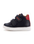 BOSS Kidswear Pantofi sport din piele cu inchidere velcro si garnitura contrastanta pe partea din spate - Pled.ro