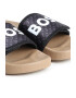 BOSS Kidswear Papuci cu inchidere velcro si logo - Pled.ro