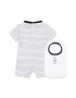 BOSS Kidswear Set de salopeta scurta si baveta - 2 piese - Pled.ro