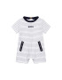 BOSS Kidswear Set de salopeta scurta si baveta - 2 piese - Pled.ro