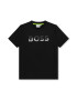 BOSS Kidswear Tricou cu decolteu la baza gatului si imprimeu logo - Pled.ro