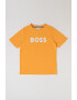 BOSS Kidswear Tricou de bumbac cu imprimeu logo - Pled.ro