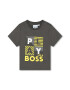 BOSS Kidswear Tricou din bumbac cu imprimeu - Pled.ro