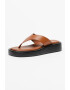 BOSS Papuci flip-flop de piele Scarlet - Pled.ro