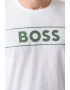 BOSS Pijama cu pantaloni scurti si imprimeu logo - Pled.ro