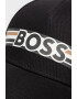 BOSS Sapca de bumbac cu banda logo - Pled.ro