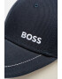 BOSS Sapca de bumbac cu logo - Pled.ro