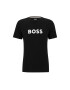 BOSS Tricou cu decolteu rotund si logo - Pled.ro