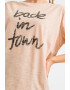 BOSS Tricou lejer cu imprimeu text - Pled.ro