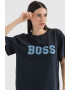 BOSS Tricou supradimensionat cu logo - Pled.ro