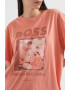 BOSS Tricou supradimensionat cu logo - Pled.ro