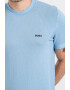 BOSS Tricou tricotat cu detaliu logo Momentum - Pled.ro