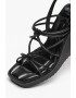 Bronx Sandale wedge de piele cu detalii nod New-Wanda - Pled.ro