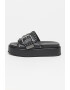 Buffalo Papuci flatform de piele ecologica Noa - Pled.ro