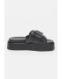 Buffalo Papuci flatform de piele ecologica Noa - Pled.ro