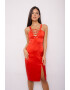 Cactus the Brand Rochie tafta rosu rosu - Pled.ro