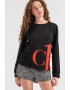 CALVIN KLEIN Bluza de pijama cu logo supradimensionat - Pled.ro