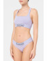 CALVIN KLEIN Bustiera cu spate decupat si model logo - Pled.ro