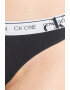 CALVIN KLEIN Chiloti tanga din amestec de bumbac si modal cu talie joasa - Pled.ro