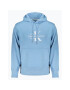 CALVIN KLEIN JEANS Barbati hoodie J30J325429 din bumbac cu imprimeu cu logo si croiala Regular fit Albastru ocetr - Pled.ro