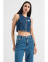 CALVIN KLEIN JEANS Bluza crop din denim - Pled.ro