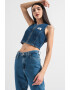 CALVIN KLEIN JEANS Bluza crop din denim - Pled.ro